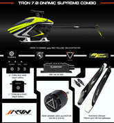 Tron 7.0 Dnamic Supreme Combo With 4225/550KV (For 12S) - HeliDirect